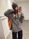 YANYAN KNITS Fall/Winter 2025 Pullover Sweater YYK-YYW25-1321-PINSE (Color Block Design) (YYW25-1321 YYW25-1322)